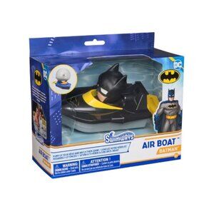 Swimways DC Batman Air Boat: Pool Splash Toy for Ages 4+ Summer Activity